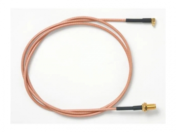 MMCX Male Right Angle to SMA Female Bulkhead 50 ohm CableMMCX 公頭直角至 SMA 母頭悶頭 50 Ω 電纜-Pomona 73066-BB 系列